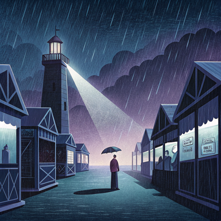 극단적 공포장 투자 전략 — AI 생성 이미지 (Recraft V3)