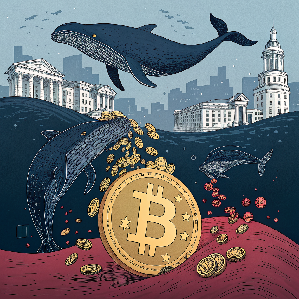 고래와 기관의 비트코인 매도 현황