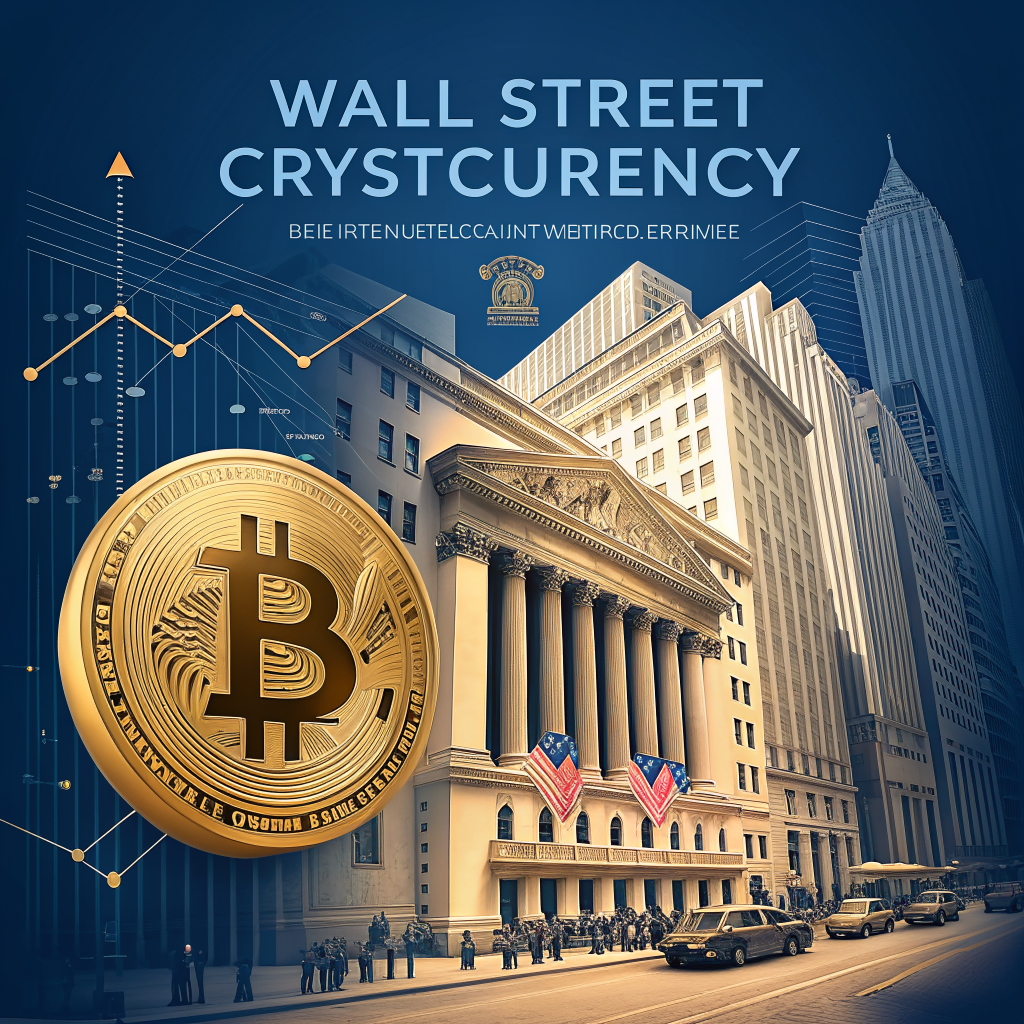 비트코인 현물 ETF 구조 — 월스트리트와 블록체인의 만남 (AI 생성 이미지, Recraft V3)