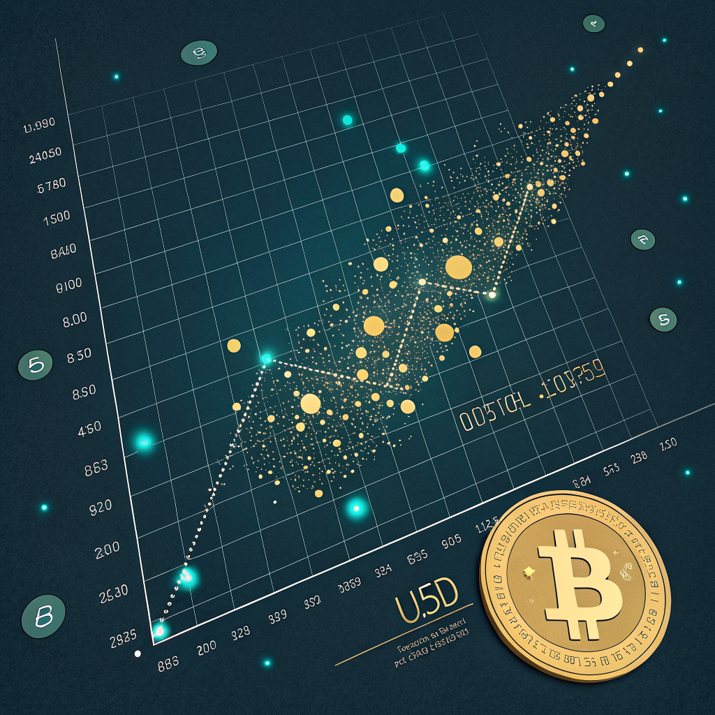 FOMC 점도표와 비트코인 가격 반응 인포그래픽